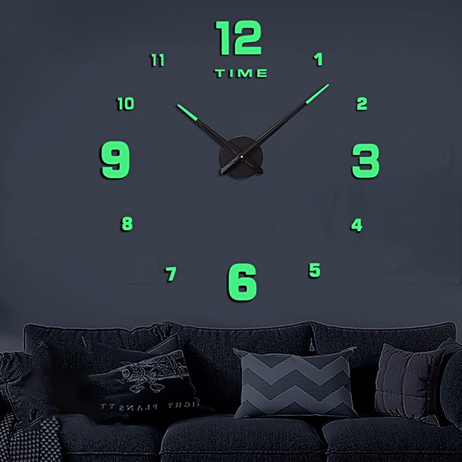 Wooden Numbers Wall Clocks