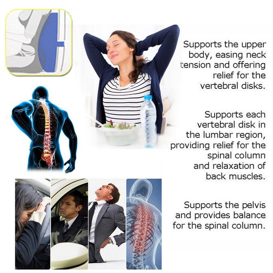 Back Support Pillow Headrest Waist