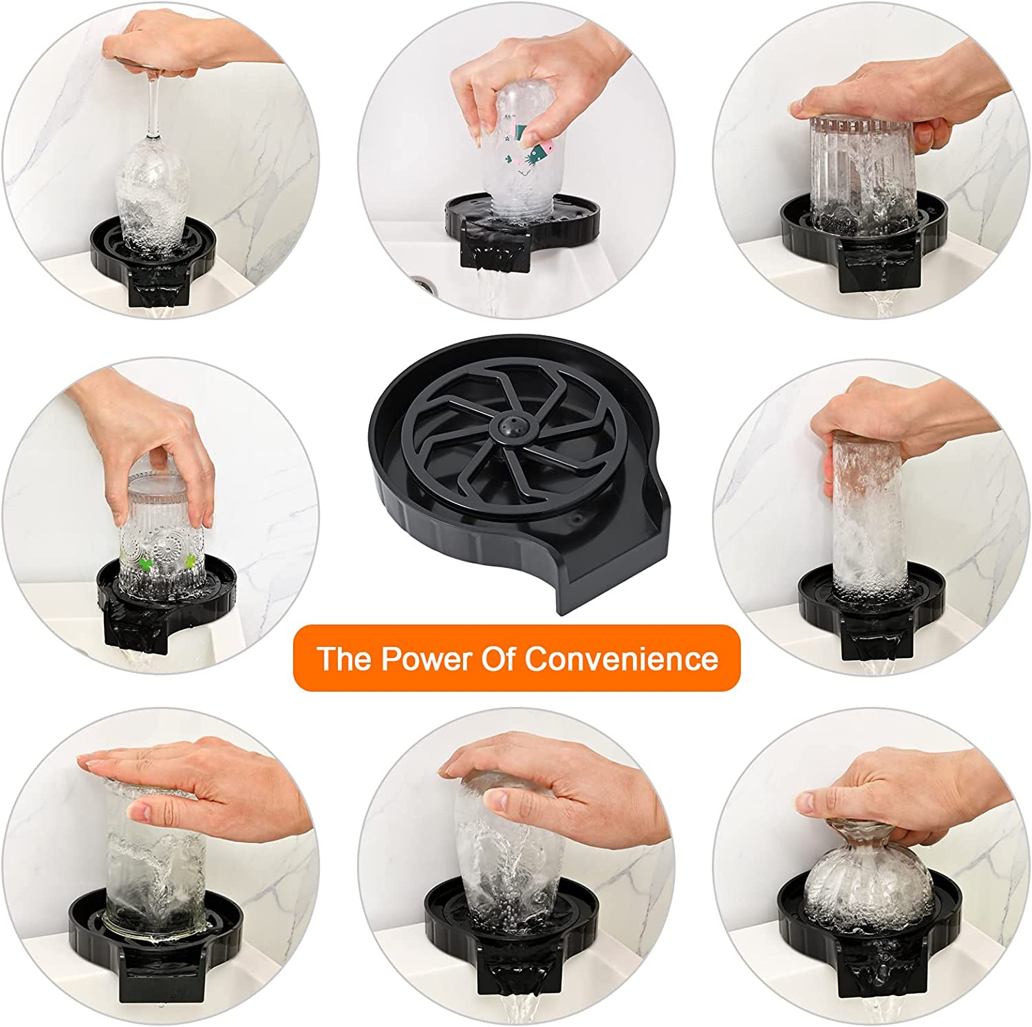 High Pressure Faucet Glass Rinser